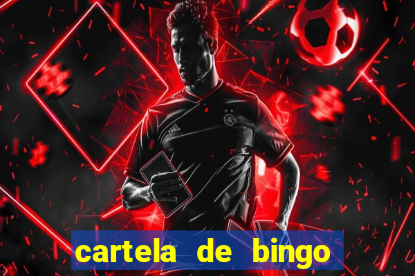 cartela de bingo cha de panela